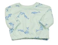 Světlemodrá mikina s delfíny Primark