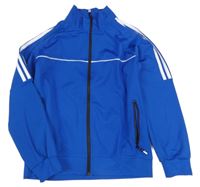 Modrá sportovní propínací mikina 