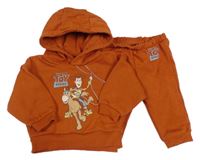 2 Set - Cihlová mikina s Toy story a kapucí + tepláky Primark