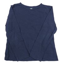 Tmavomodré triko H&M