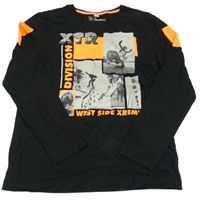 Černé triko s fotkami bpc