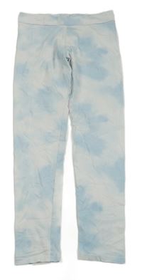 Světlemodro-bílé legíny Page one young