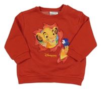 Červená mikina - Lví král Disney