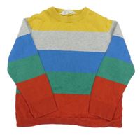 Barevný pruhovaný svetr H&M