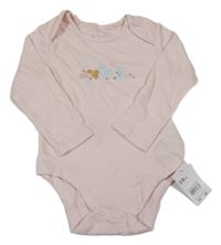 Nové - Světlerůžové body s veverkou Mothercare