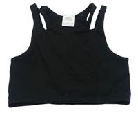 Černý crop top Zara 