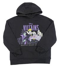 Tmavošedá mikina Viliains s kapucí Disney