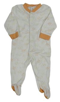 Bílo-oranžový overal s mývaly C&A