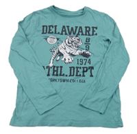 Světlemodré triko s tygrem C&A