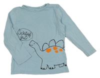 Světlemodré triko s dinosaurem Topolino
