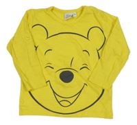 Žluté triko s medvídkem Pú Disney 