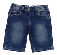 Modré jogger teplákové riflové kraťasy zn. C&A