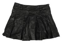 Černá koženková sukně ZARA