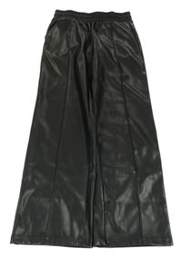 Černé koženkové kalhoty Y.F.K.