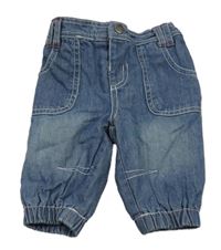 Modré cuff podšité rifle Topomini