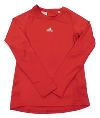 Červené funkční thermo triko Adidas
