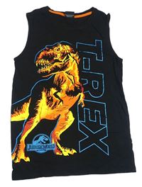 Černé tílko s dinosaurem - Jurský svět