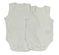 2x Bílé body Mothercare