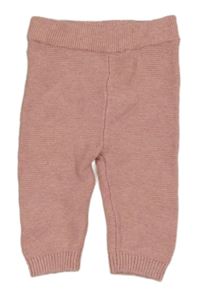 Starorůžové pletené tepláky M&S