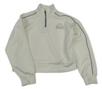 Smetanová crop mikina s logem KappaxPrimark