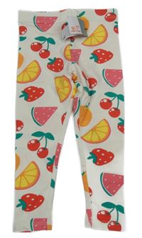 Nové - Smetanové legíny s ovocem Primark