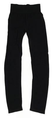 Černé spodní funkční legíny Decathlon