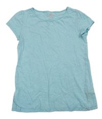 Světlemodré melírované tričko H&M