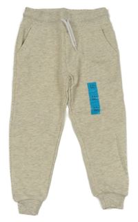 Nové - Světlešedé melírované tepláky Primark
