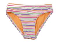 Bílo-barevné pruhované plavkové kalhotky Primark