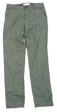 Khaki chino rifle H&M