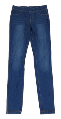 Modré tregíny riflového vzhledu H&M