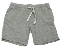 Šedé melírované bavlněné kraťasy H&M