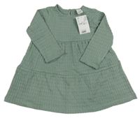 Nové - khaki vzorované šaty H&M