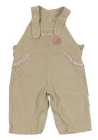 Světlebéžové laclové manšestráky s kapsou NKD