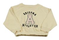 Smetanová oversize mikina s nápisem Primark