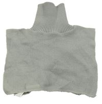 Šedá pletená vsadka s rolákem 