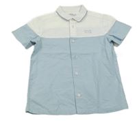 Nové - světlemodro-bílá košile s výšivkou Matalan