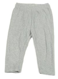 Šedé sametové tepláky 