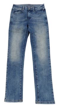 Modré melírované skinny rifle S. Oliver