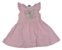 Růžové šaty s králíčkem Primark