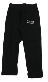 Černé legíny s nápisem 