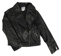 Černý koženkový křivák