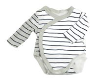 Bílo-modré pruhované zavinovací body C&A