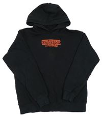 Černá mikina s kapucí - Stranger Things H&M
