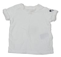 Bílé tričko s Mickeym H&M