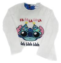 Nové - Bílá plyšová mikina se Stitchem Primark