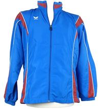 Dámská modro-červená šusťáková sportovní bunda Erima 