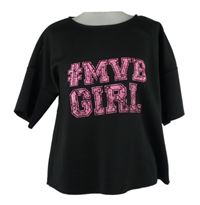 Dámské černé tričko s nápisem Bonprix 