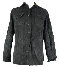 Pánská tmavošedá manšestrová košile Jachs 