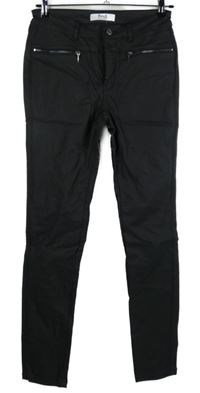 Dámské černé skinny potažené kalhoty Find 